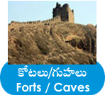 andhra pradesh forts and caves