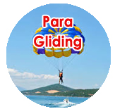 paragliding at goa