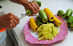 seed removing corer